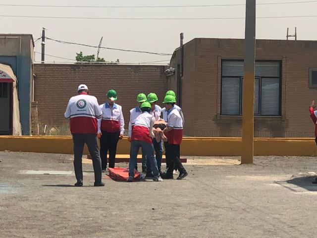 مسابقات هلال احمر- دوره اول متوسطه پسرانه