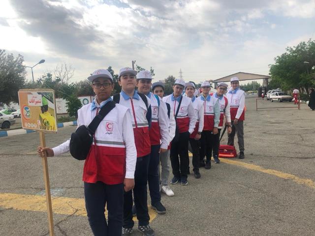 مسابقات هلال احمر- دوره اول متوسطه پسرانه