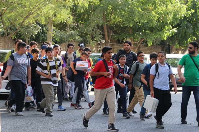 اولین اردوی پایگاه تابستانی - دوره اول متوسطه پسرانه