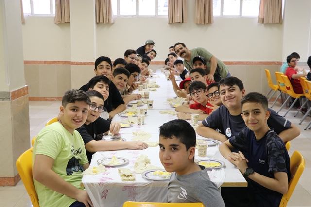 اولین اردوی پایگاه تابستانی - دوره اول متوسطه پسرانه