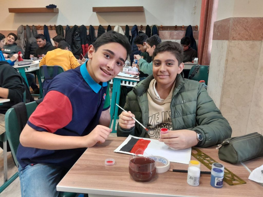 گزارش تصویری کلاس هنر- دوره اول متوسطه