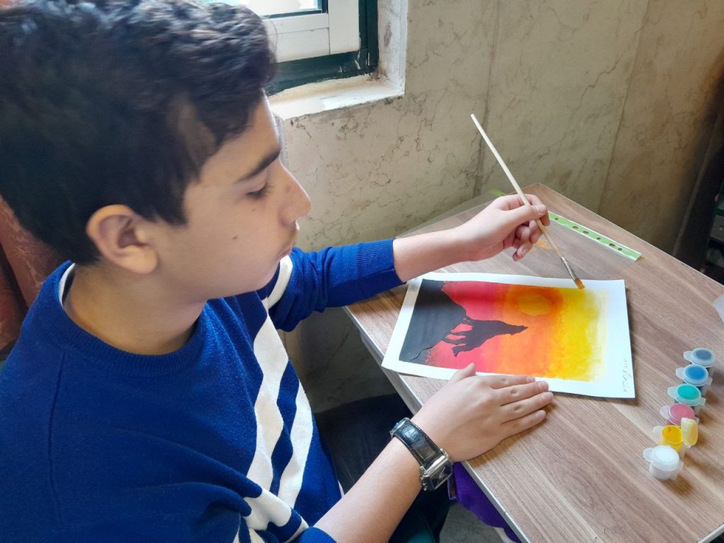 گزارش تصویری کلاس هنر- دوره اول متوسطه