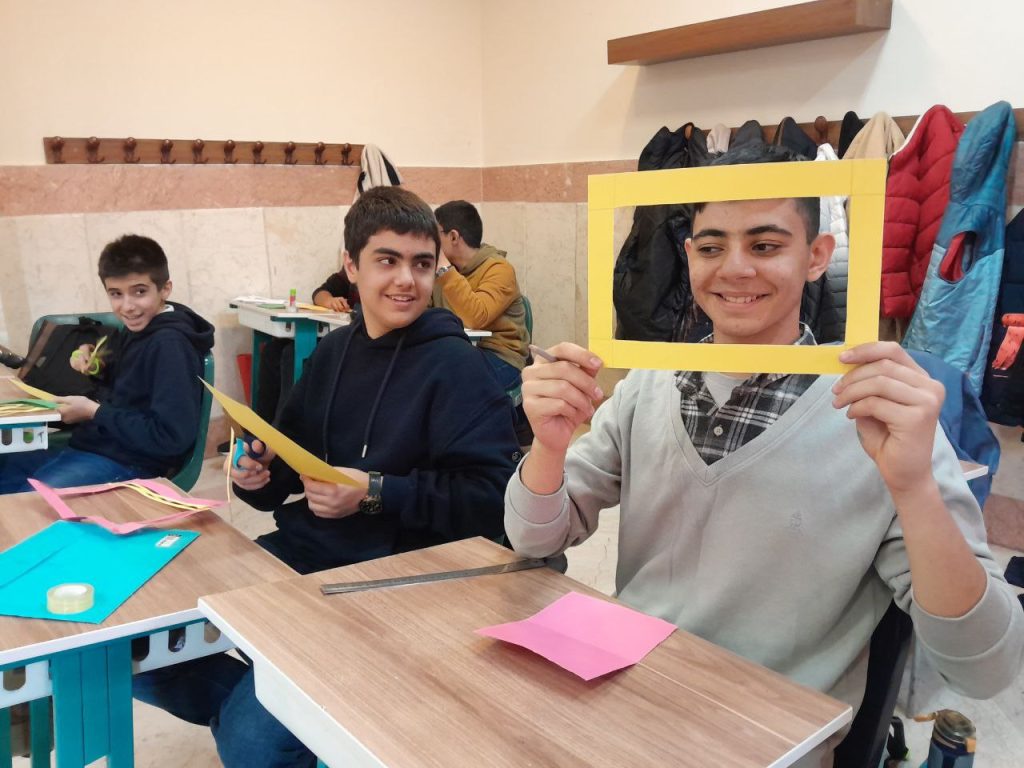 گزارش تصویری کلاس هنر- دوره اول متوسطه