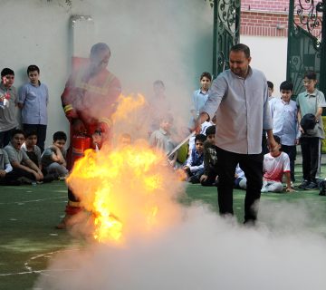 روز آتش نشان - دبستان مصباح